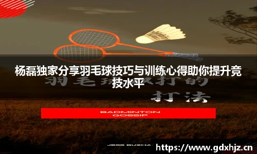 杨磊独家分享羽毛球技巧与训练心得助你提升竞技水平